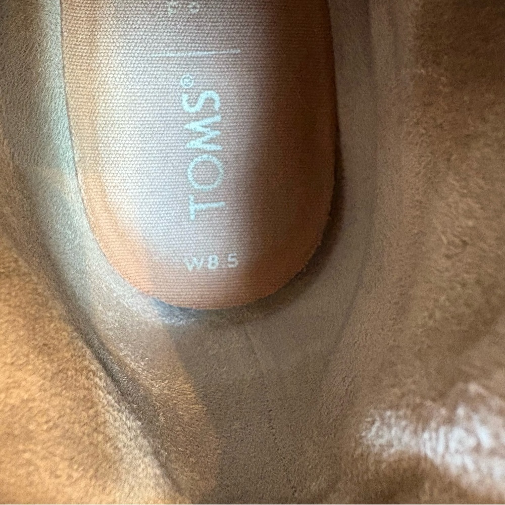 Toms Gray Ankle Boots with Wedge Heel - Picture 8 of 8